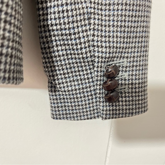 J Crew Schoolboy Blazer Wool Blend Houndstooth Women's Size 2 - Picture 10 of 10